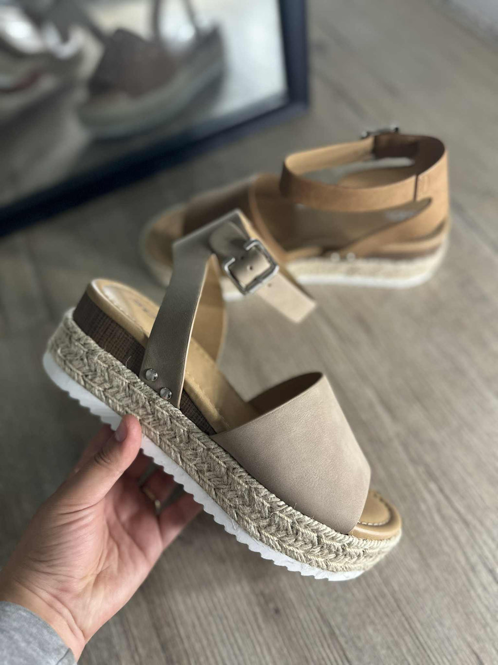 Huaraches de plataforma