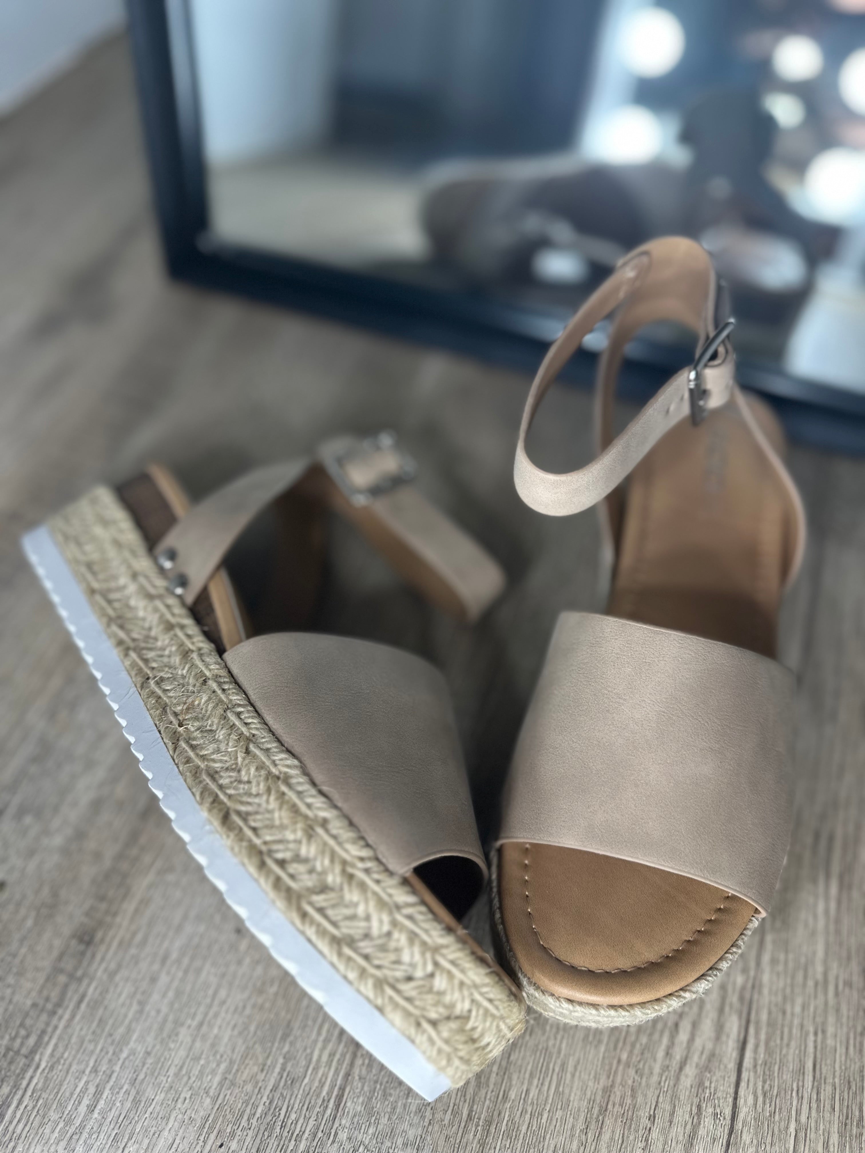 Huaraches de plataforma