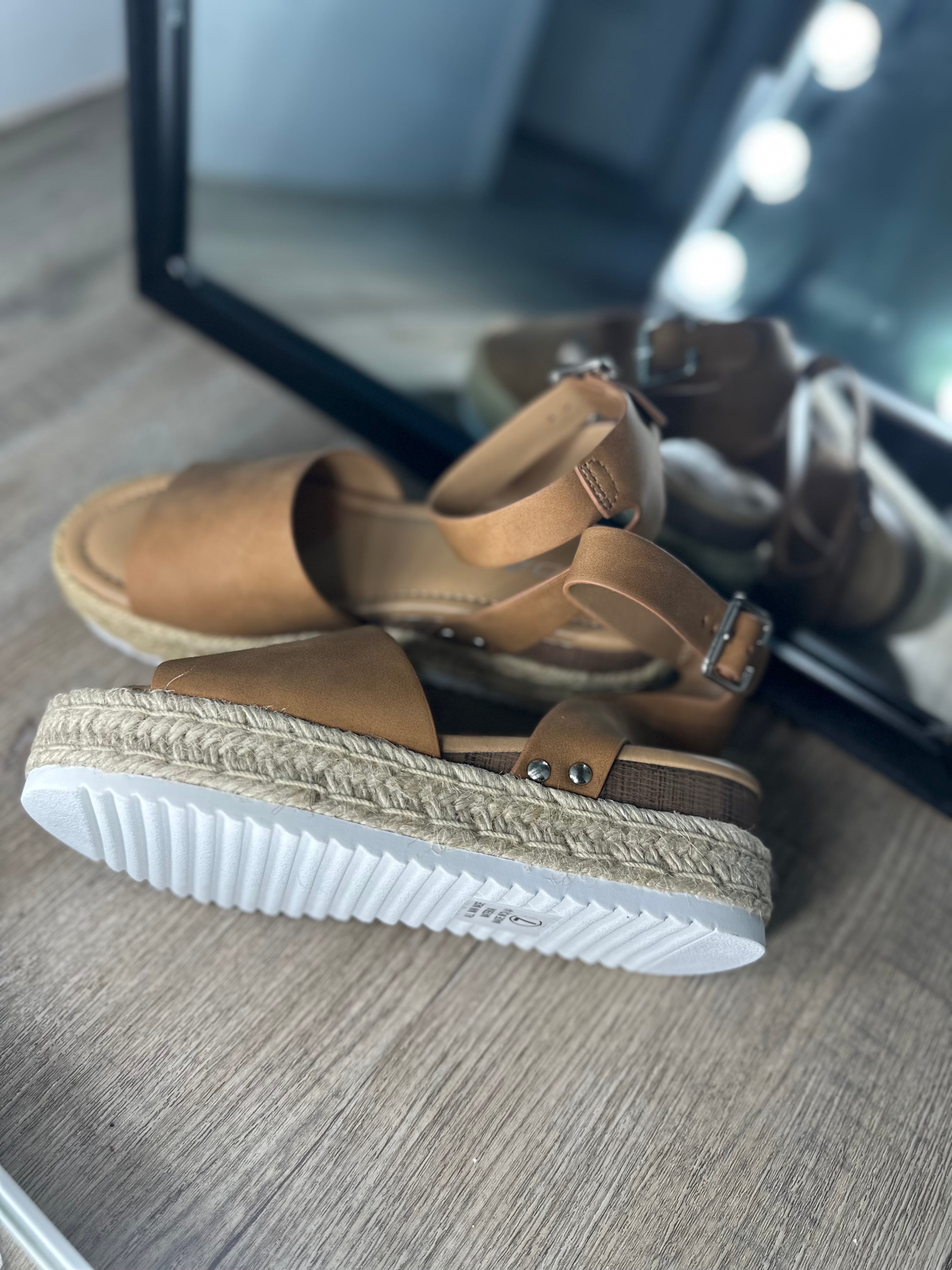 Huaraches con plataforma
