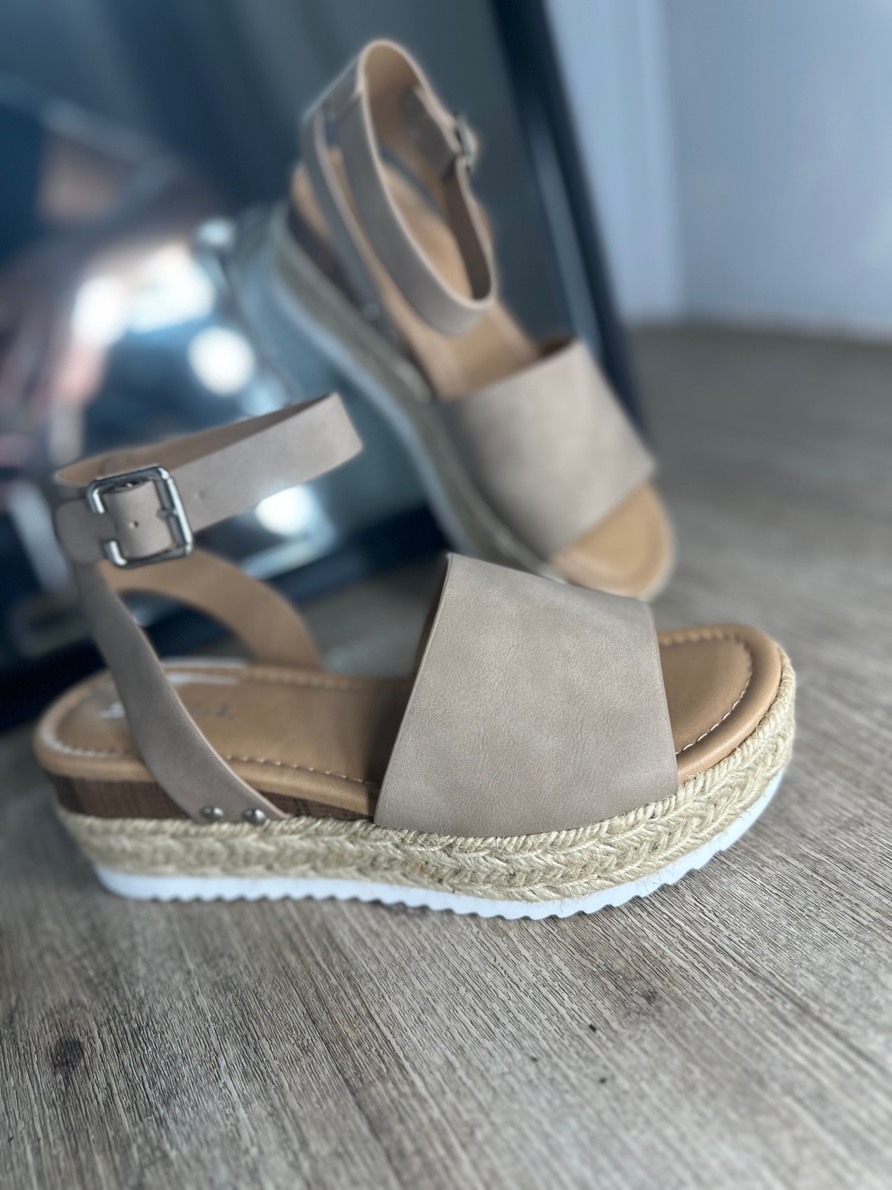Huaraches de plataforma